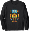Original Little Robot Robot Rare Hoodie - Unique Graphic for Adults - T-Shirt, Sweatshirt, Hoodie