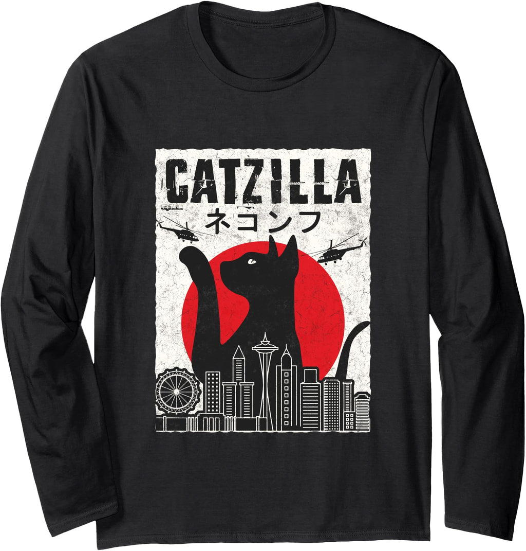 Original Kawaii Cat Japanese Tokyo T-Shirt - Fun Novelty Design Men Women - T-Shirt, Sweatshirt, Hoodie