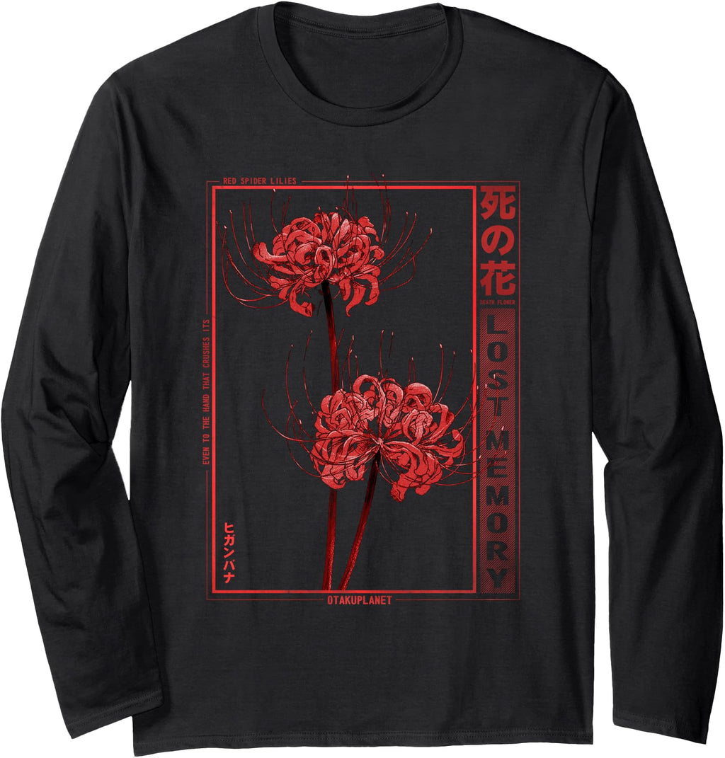 Original Japanese Spider Lily Sweatshirt - Aesthetic Graphic Men Women - T-Shirt, Sweatshirt, Hoodie