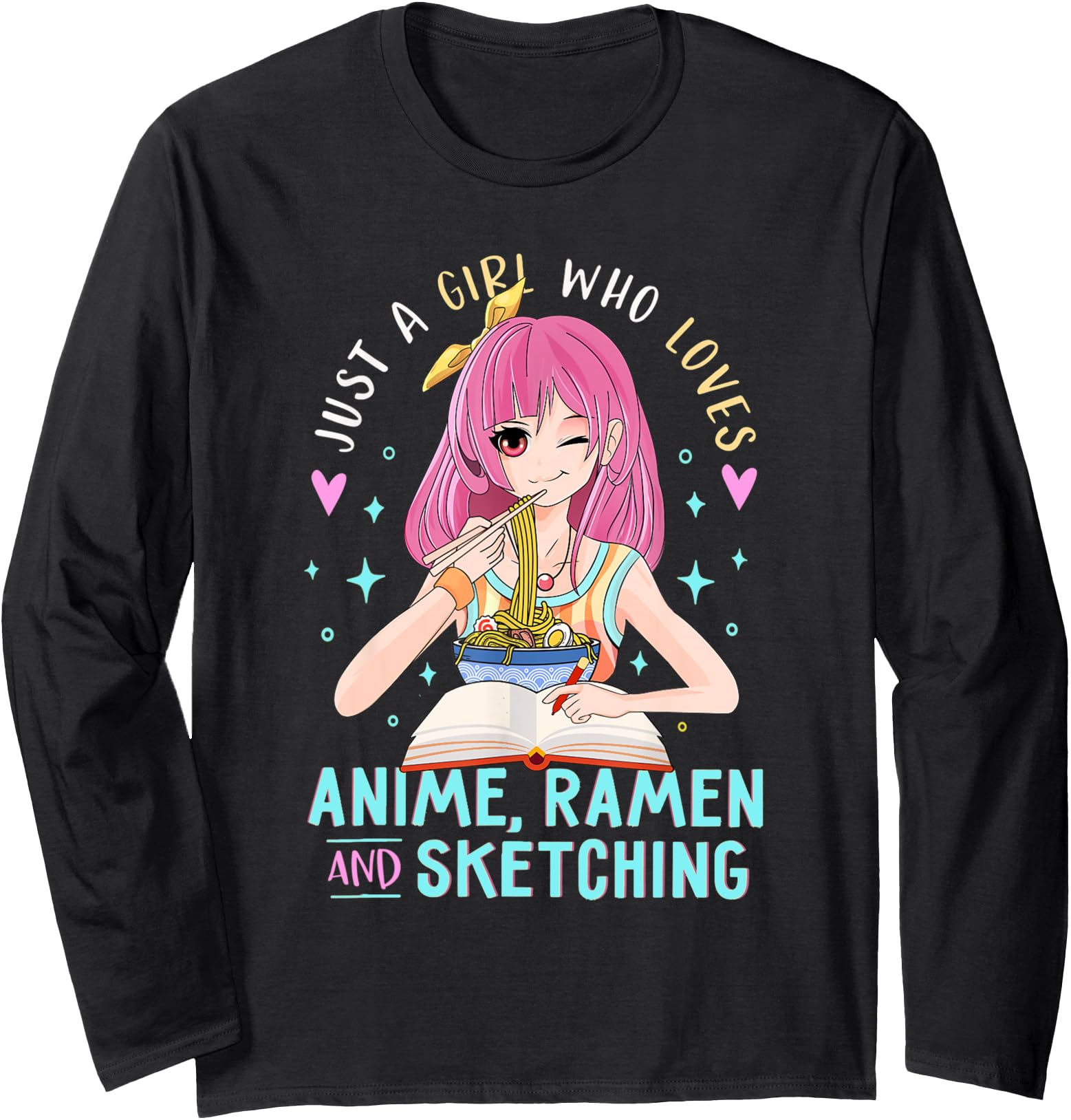 Exclusive Kawaii Anime Just Who Loves T-Shirt - Novelty Apparel Men Women - T-Shirt, Sweatshirt, Hoodie