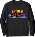 Authentic Spider Grandma Mothers T-Shirt - Fun Novelty Design for Adults - T-Shirt, Sweatshirt, Hoodie