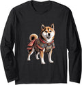 Original Shiba Inu Samurai Armor Hoodie - Casual Everyday Wear Unisex - T-Shirt, Sweatshirt, Hoodie