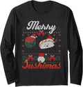 Merry Sushimas Japanese Food Sushi Ugly Sweatshirt - Unique Graphic Unisex - T-Shirt, Sweatshirt, Hoodie