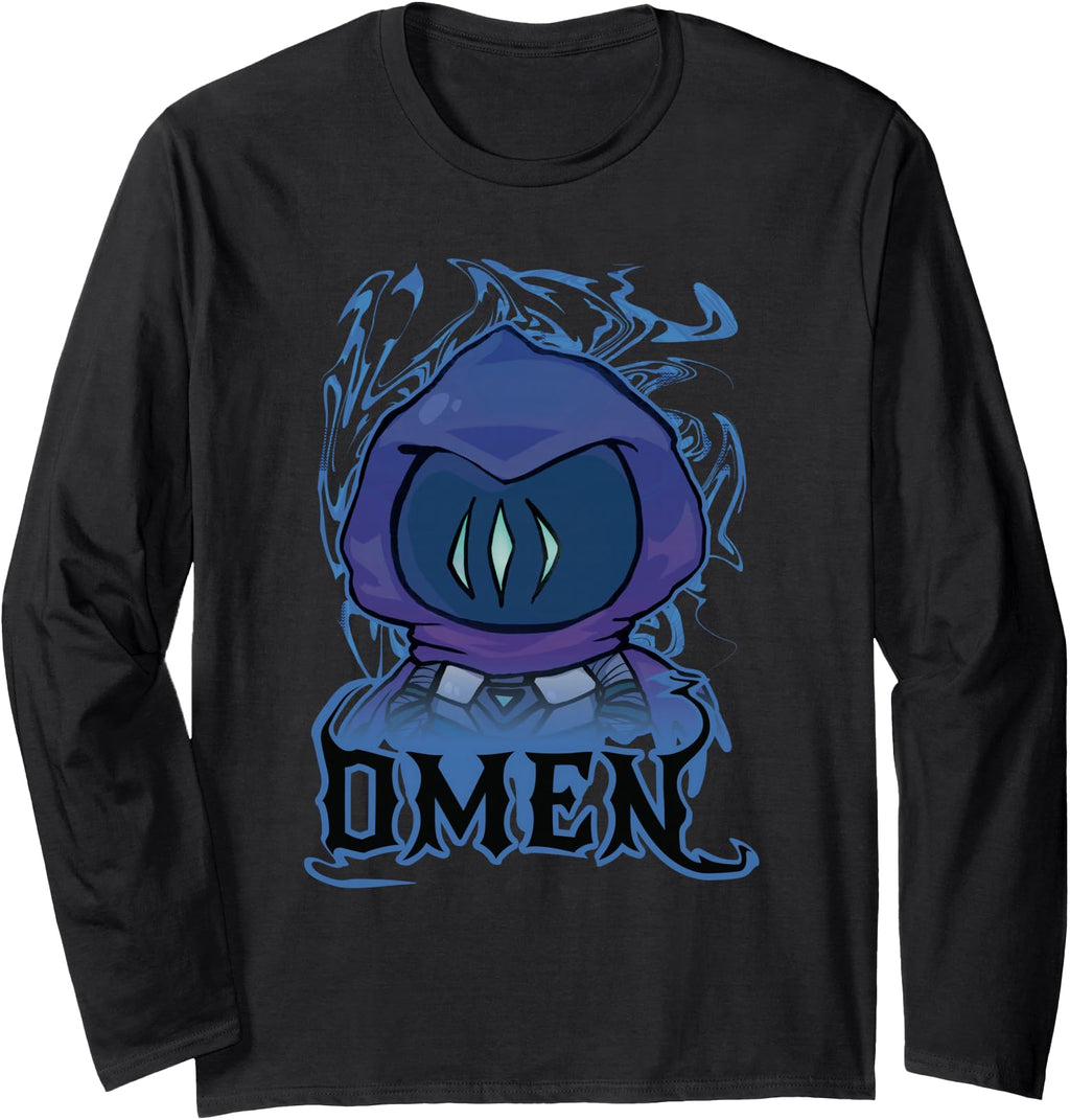Original Chibi Omen Agent Valorants Hoodie - Aesthetic Graphic for Adults - T-Shirt, Sweatshirt, Hoodie
