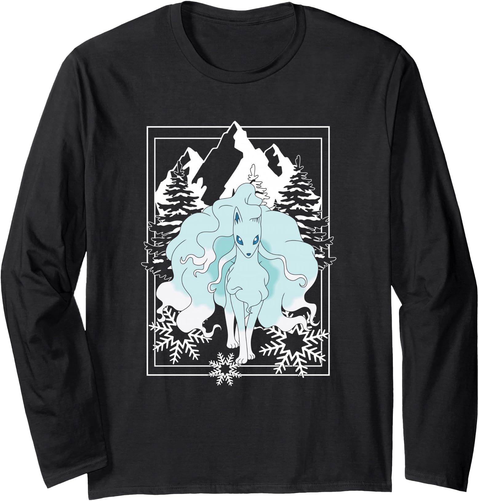 Exclusive Pok Mon Alolan Ninetales Hoodie - Trendy Graphic for Adults - T-Shirt, Sweatshirt, Hoodie