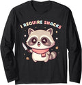Original I Require Snacks Kawaii Sweatshirt - Fun Novelty Design Men Women - T-Shirt, Sweatshirt, Hoodie