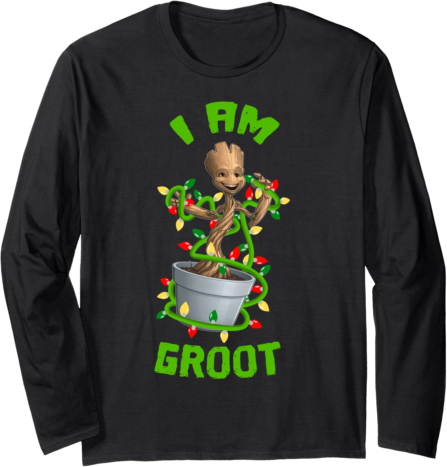 Handcrafted Marvel I Am Groot Cartoon T-Shirt - Graphic Print Unisex - T-Shirt, Sweatshirt, Hoodie