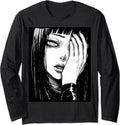 Gothic Anime Manga Japan Kawaii Goth Alt Sweatshirt - Graphic Print Unisex - T-Shirt, Sweatshirt, Hoodie