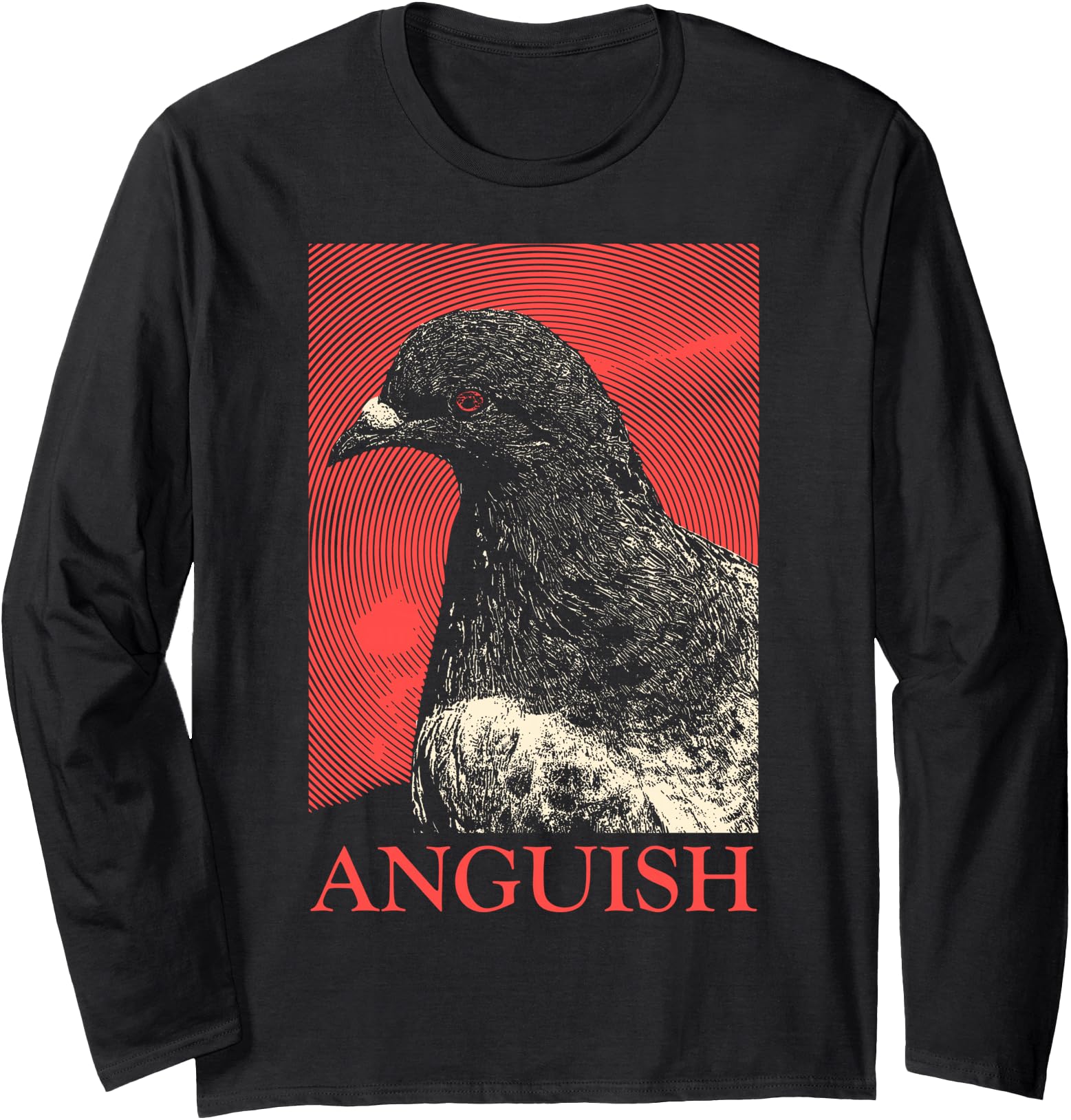 Handcrafted Anguish Pigeon Japanese Sweatshirt - Unique Graphic for Adults - T-Shirt, Sweatshirt, Hoodie