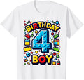 4Th Building Bricks Blocks 4 Year Sweatshirt - Aesthetic Graphic Men Women - T-Shirt, Sweatshirt, Hoodie