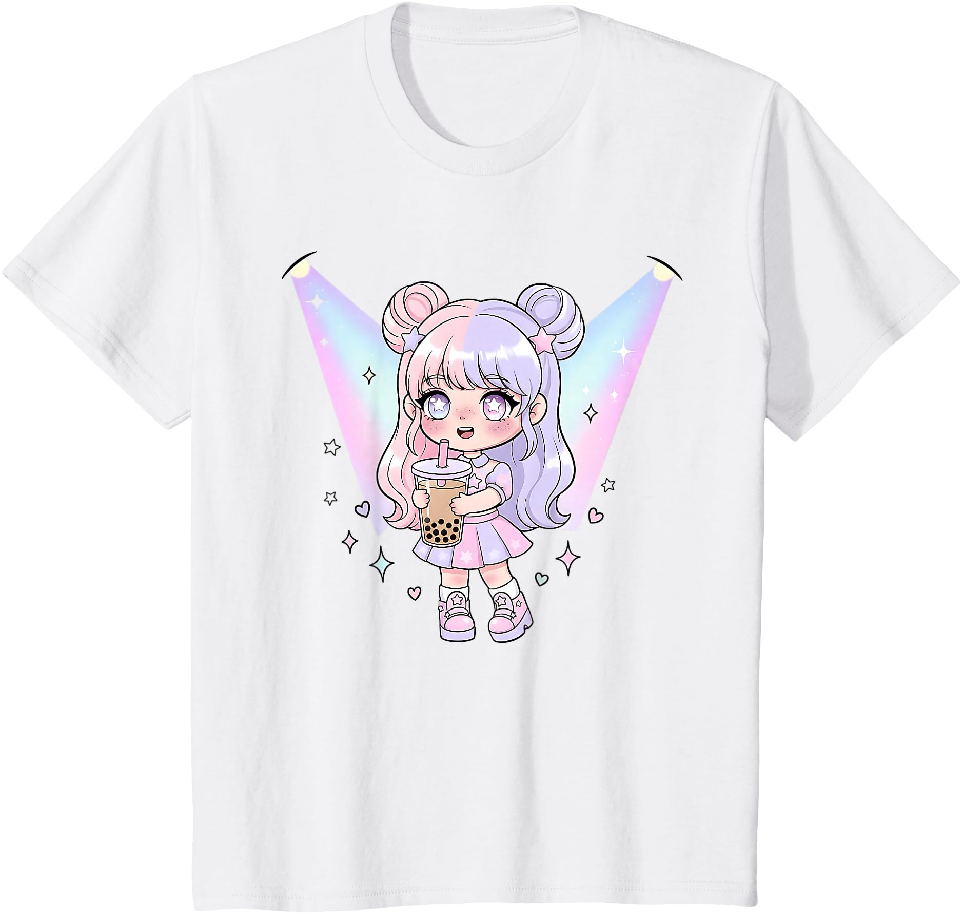 Handcrafted Kawaii Boba Tea Chibi Sweatshirt - Aesthetic Graphic Unisex - T-Shirt, Sweatshirt, Hoodie