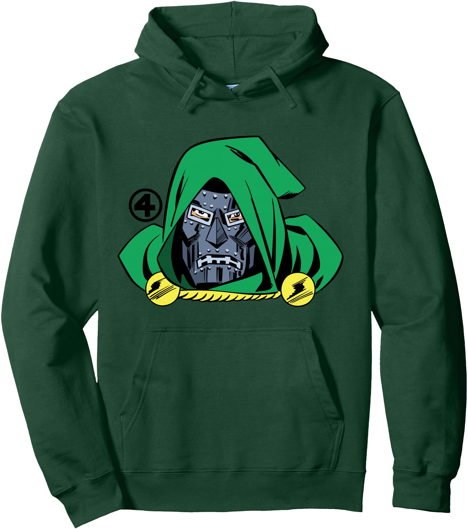 Exclusive Marvel Fantastic Four Doctor Doom Hoodie - Graphic Print Unisex - T-Shirt, Sweatshirt, Hoodie