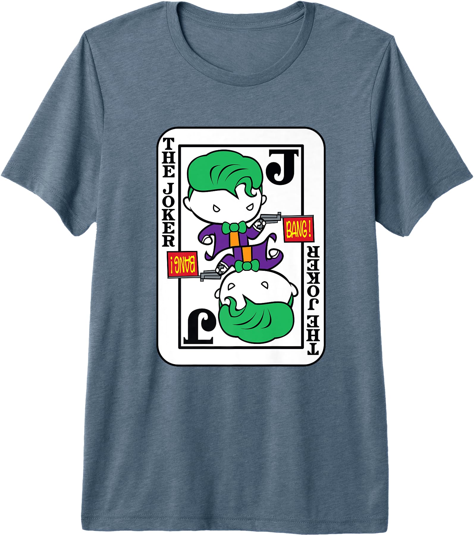 Handcrafted Batman Joker Chibi T-Shirt - Novelty Apparel for Adults - T-Shirt, Sweatshirt, Hoodie