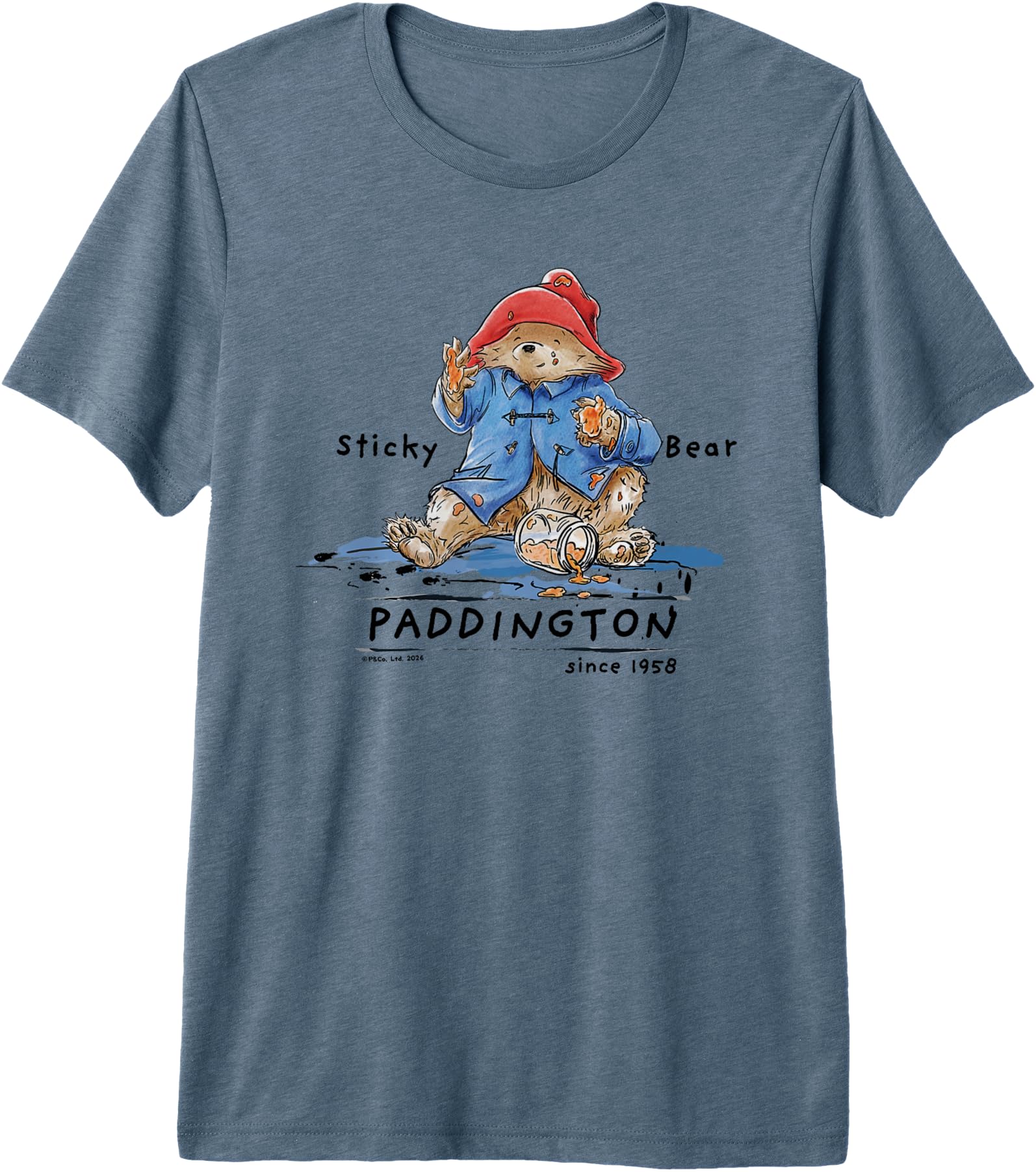 Paddington Sticky Bear Illustration T-Shirt - Streetwear Style for Adults - T-Shirt, Sweatshirt, Hoodie