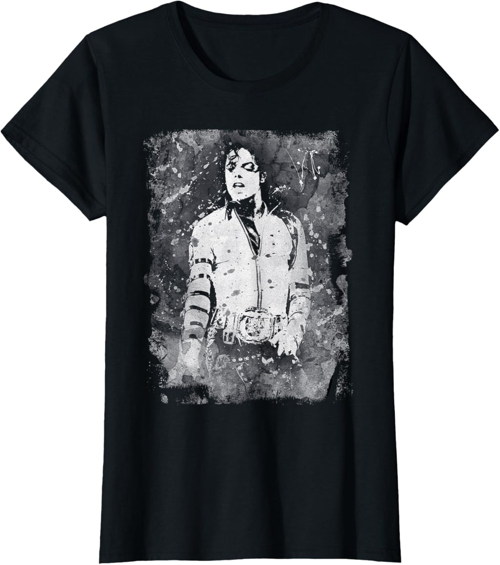 Michael Jackson Bad World Tour 1988 Black and White - Adult & Kids T-Shirts, Sweatshirts & Hoodies apparel design preview 1