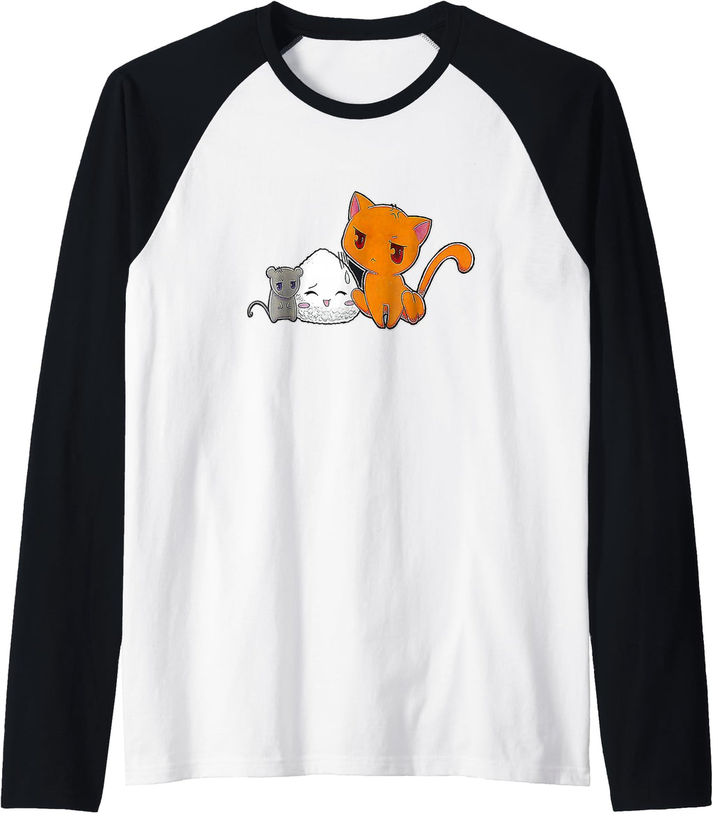 Original Basket Fruits Anime Raglan Hoodie - Trendy Graphic Men Women - T-Shirt, Sweatshirt, Hoodie