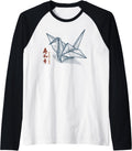Handcrafted Origami Crane Japanese Kanji Hoodie - Streetwear Style Unisex - T-Shirt, Sweatshirt, Hoodie