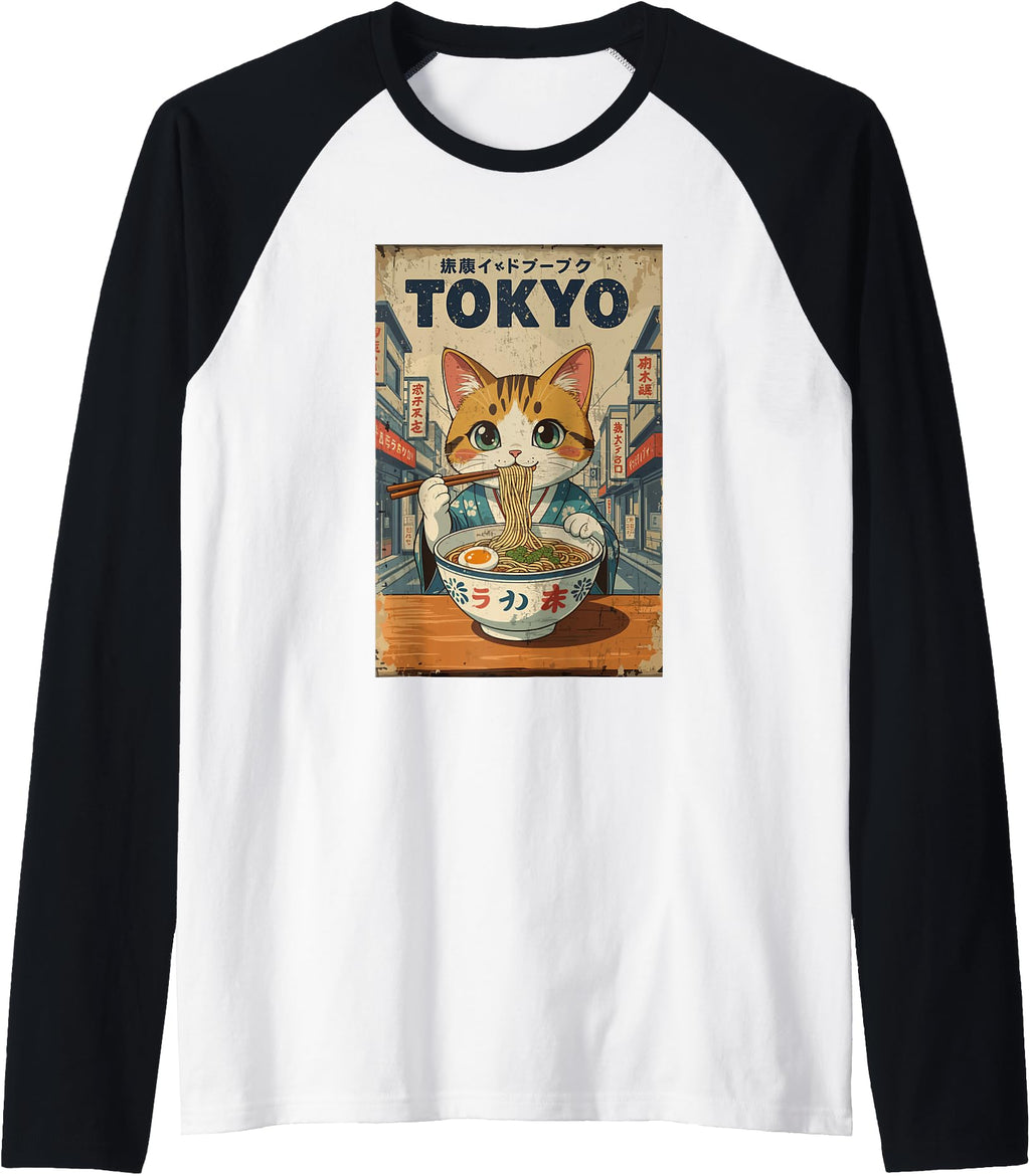 Kawaii Cat Eating Ramen Noodles Sweatshirt - Unique Graphic for Adults - T-Shirt, Sweatshirt, Hoodie