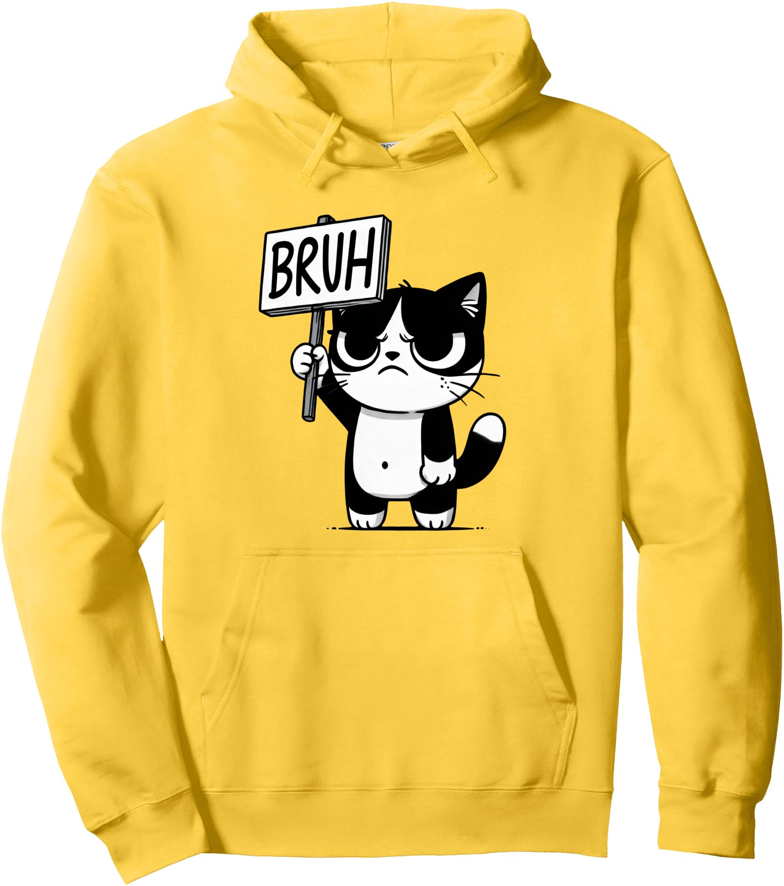 Bruh Cat Gifts Exclusive Hoodie - Novelty Apparel Men Women - T-Shirt, Sweatshirt, Hoodie