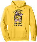Stuck Between Idk Idc And Idgaf Messy Hoodie - Streetwear Style for Adults - T-Shirt, Sweatshirt, Hoodie