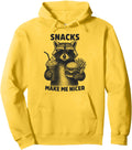 Original Snacks Make Me Nicer Hoodie - Aesthetic Graphic for Adults - T-Shirt, Sweatshirt, Hoodie