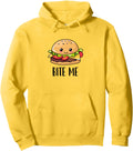 Hamburger Cheeseburger Bite Me Kawaii T-Shirt - Custom Art Print Men Women - T-Shirt, Sweatshirt, Hoodie
