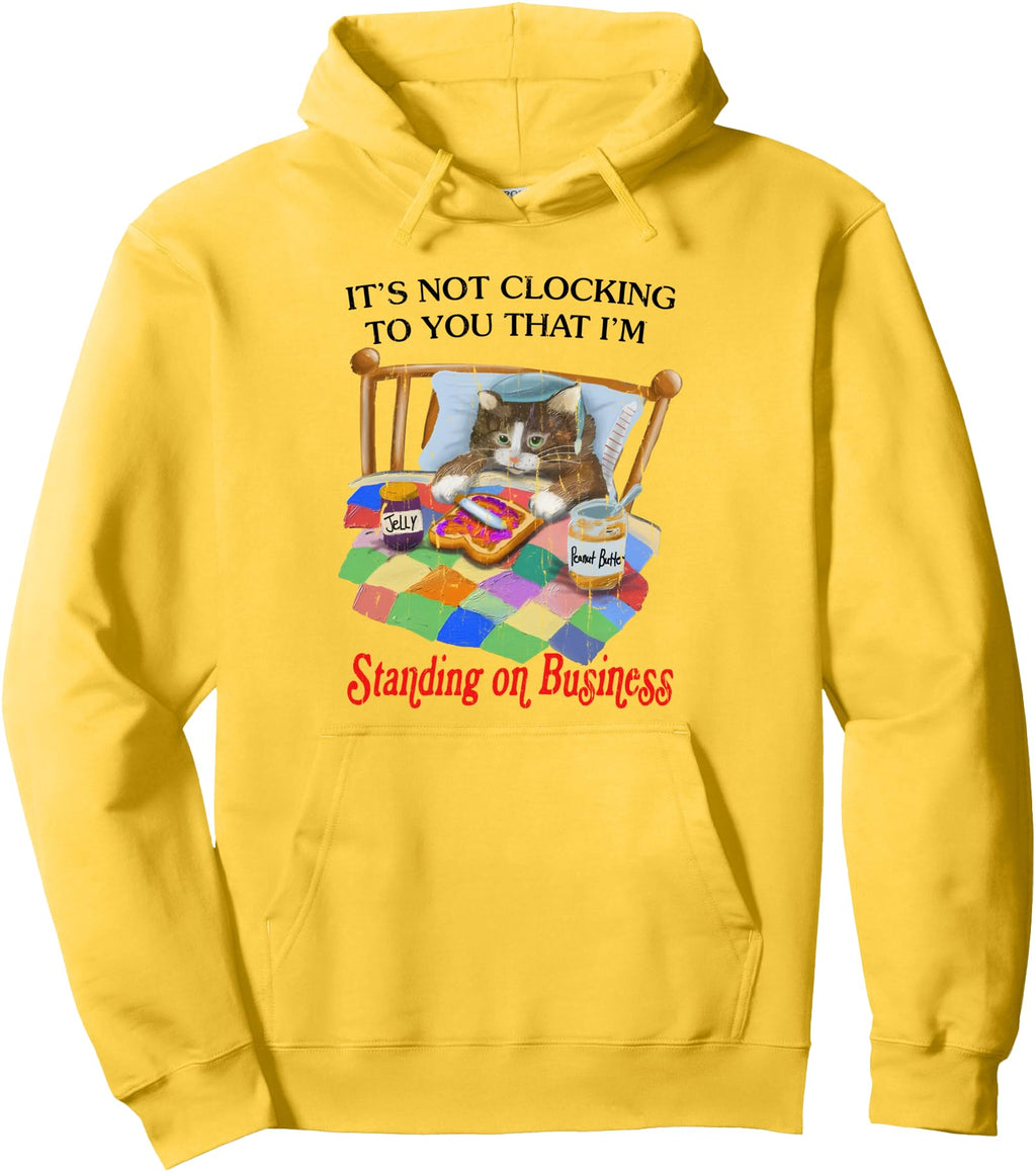 Exclusive It S Not Clocking To You Hoodie - Minimalist Print for Adults - T-Shirt, Sweatshirt, Hoodie