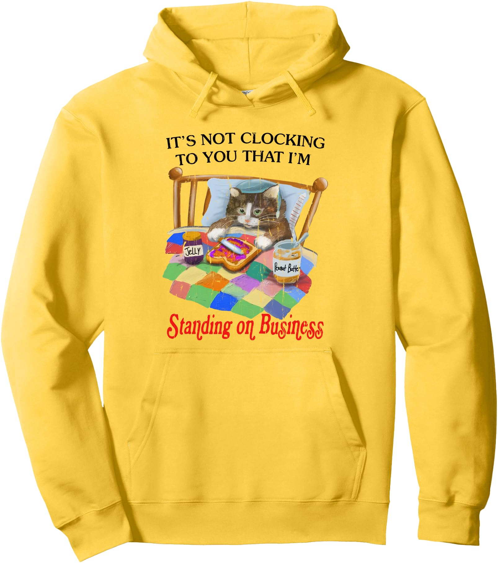 Exclusive It S Not Clocking To You Hoodie - Minimalist Print for Adults - T-Shirt, Sweatshirt, Hoodie
