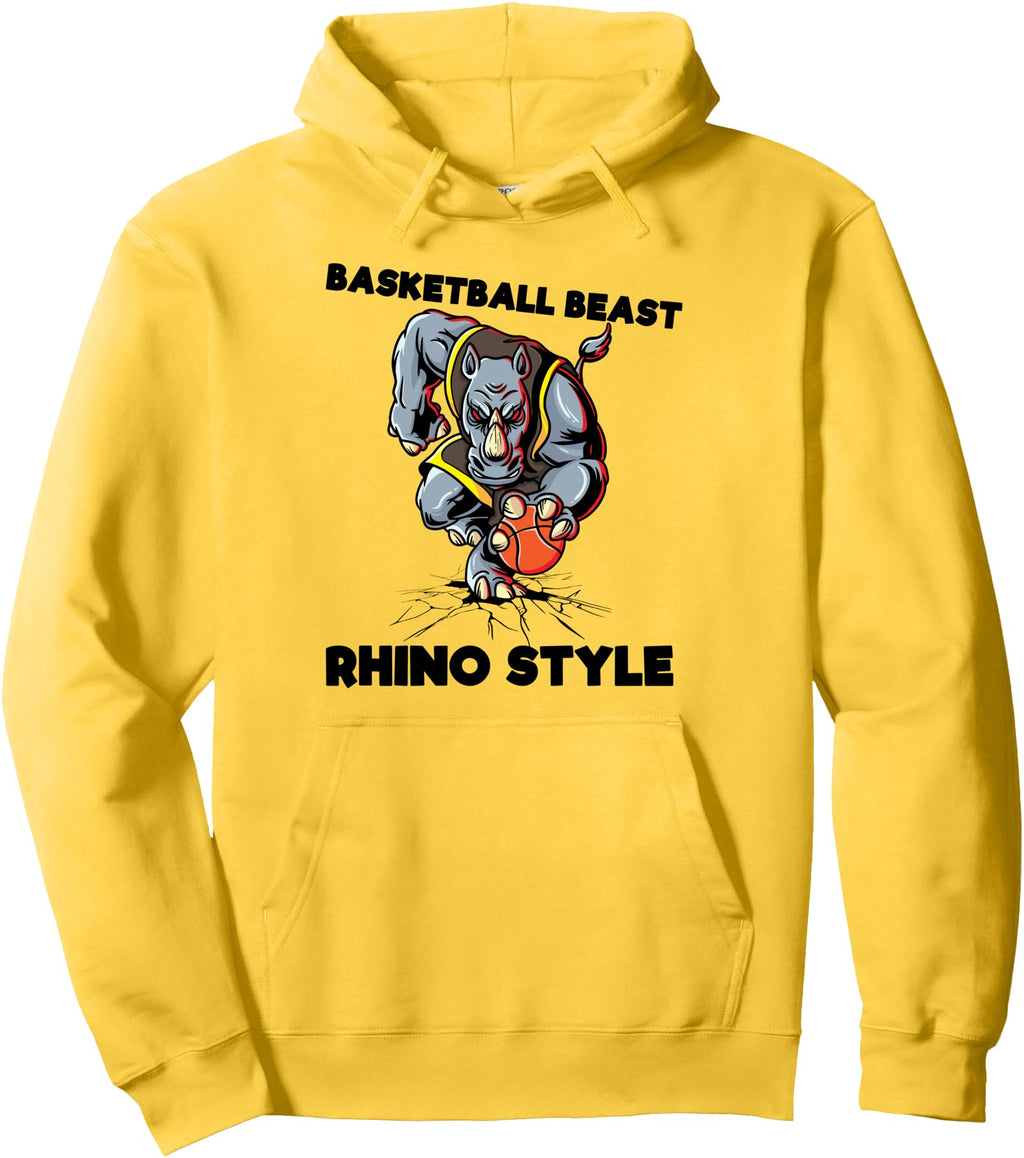 Authentic Basketball Beast Rhino T-Shirt - Streetwear Style Men Women - T-Shirt, Sweatshirt, Hoodie