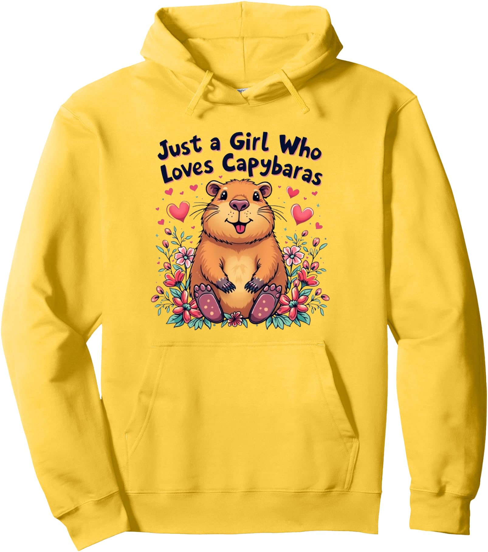 Authentic Just Who Loves Capybaras Sweatshirt - Minimalist Print Men Women - T-Shirt, Sweatshirt, Hoodie