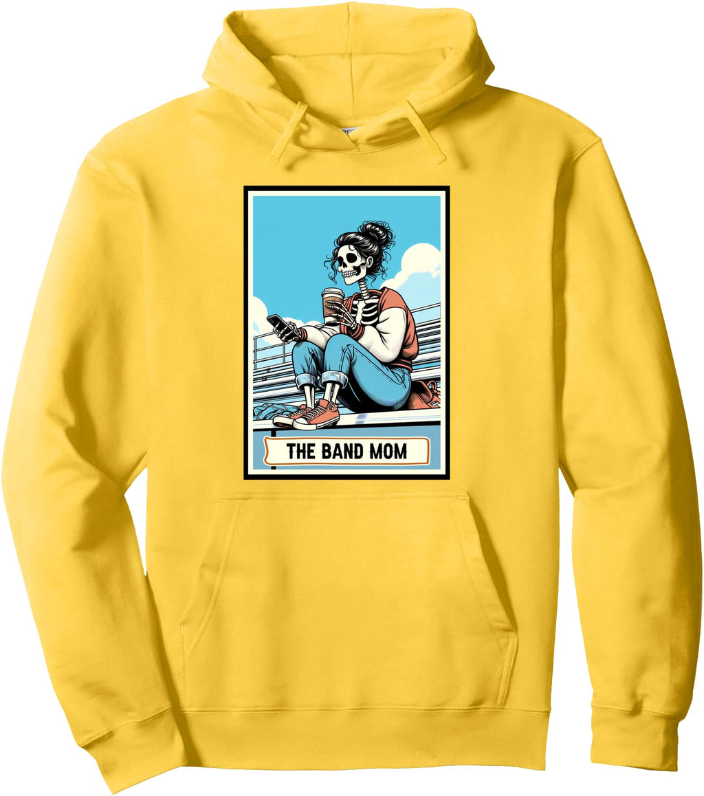 Handcrafted Band Mom Skeleton Mom Sweatshirt - Aesthetic Graphic Men Women - T-Shirt, Sweatshirt, Hoodie