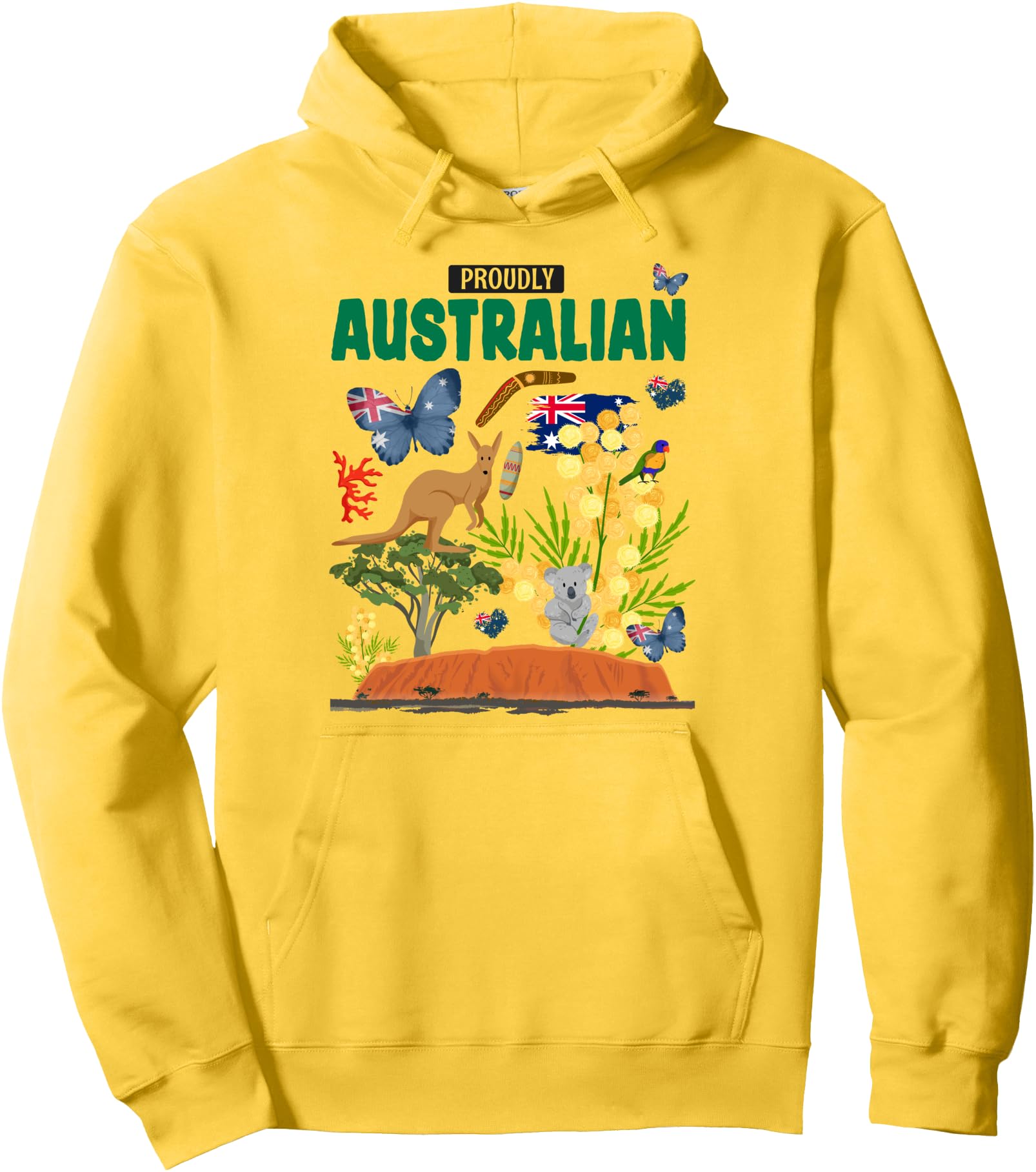 Authentic Australian Flag Outfit T-Shirt - Minimalist Print Unisex - T-Shirt, Sweatshirt, Hoodie