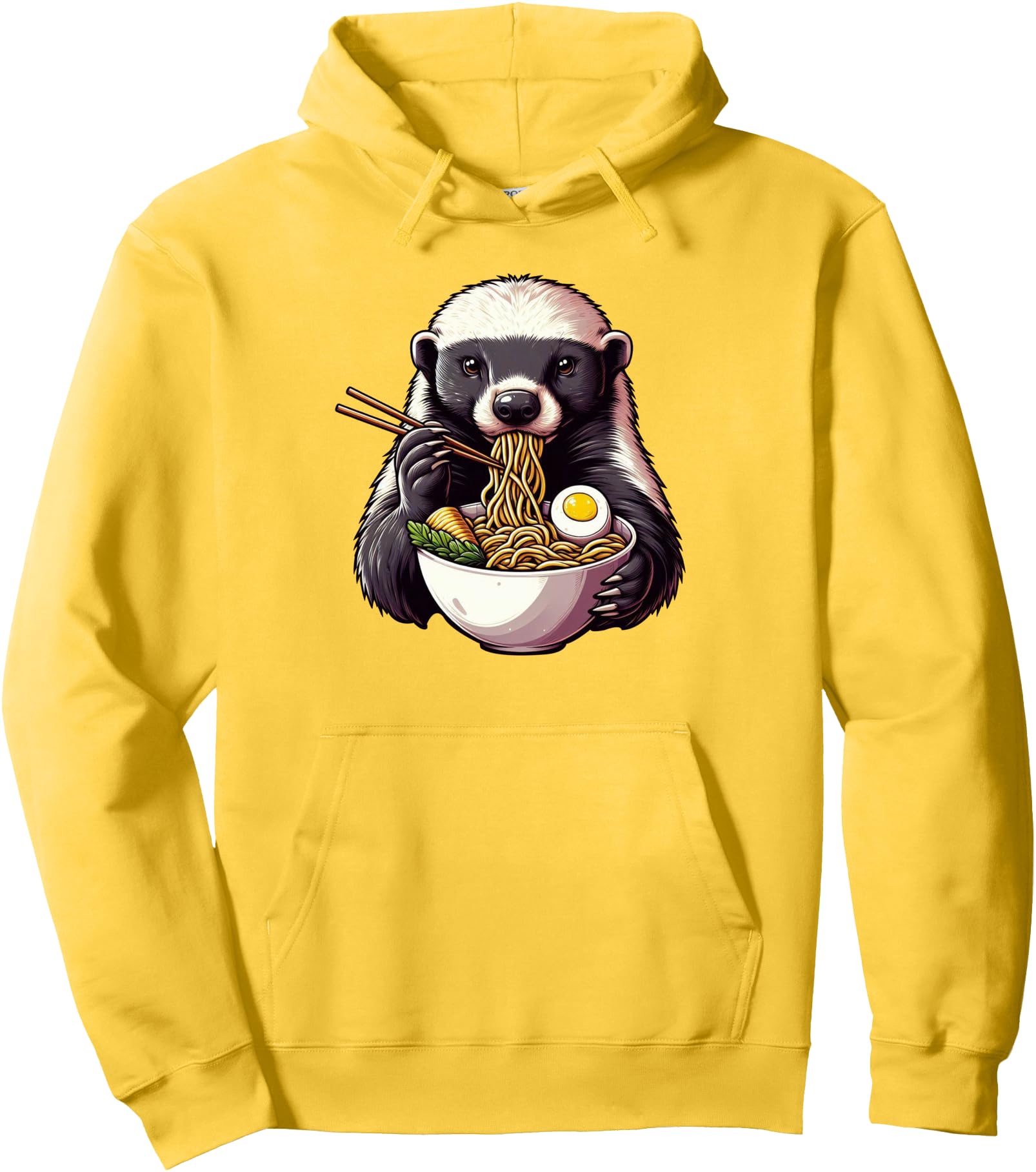 Authentic Honey Badger Eating T-Shirt - Fun Novelty Design for Adults - T-Shirt, Sweatshirt, Hoodie