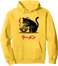 Authentic Cat Eating Ramen Noodles T-Shirt - Fun Novelty Design Unisex - T-Shirt, Sweatshirt, Hoodie