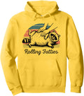 Original Chubby Raccoon Rolling Sweatshirt - Custom Art Print Unisex - T-Shirt, Sweatshirt, Hoodie