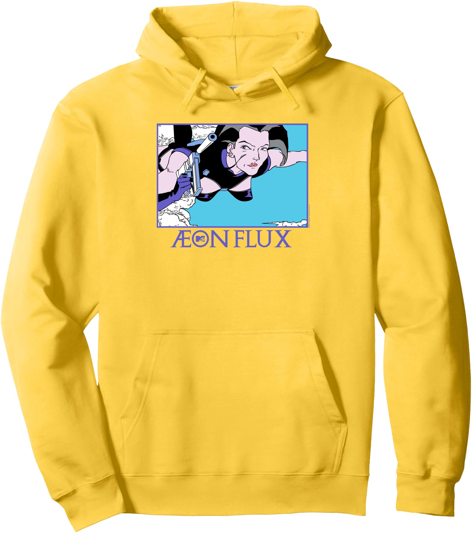 Authentic Aeon Flux Falling Aeon Sweatshirt - Unique Graphic Men Women - T-Shirt, Sweatshirt, Hoodie