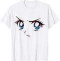 Original Angry Anime Eyes Face Mood Hoodie - Trendy Graphic Unisex - T-Shirt, Sweatshirt, Hoodie