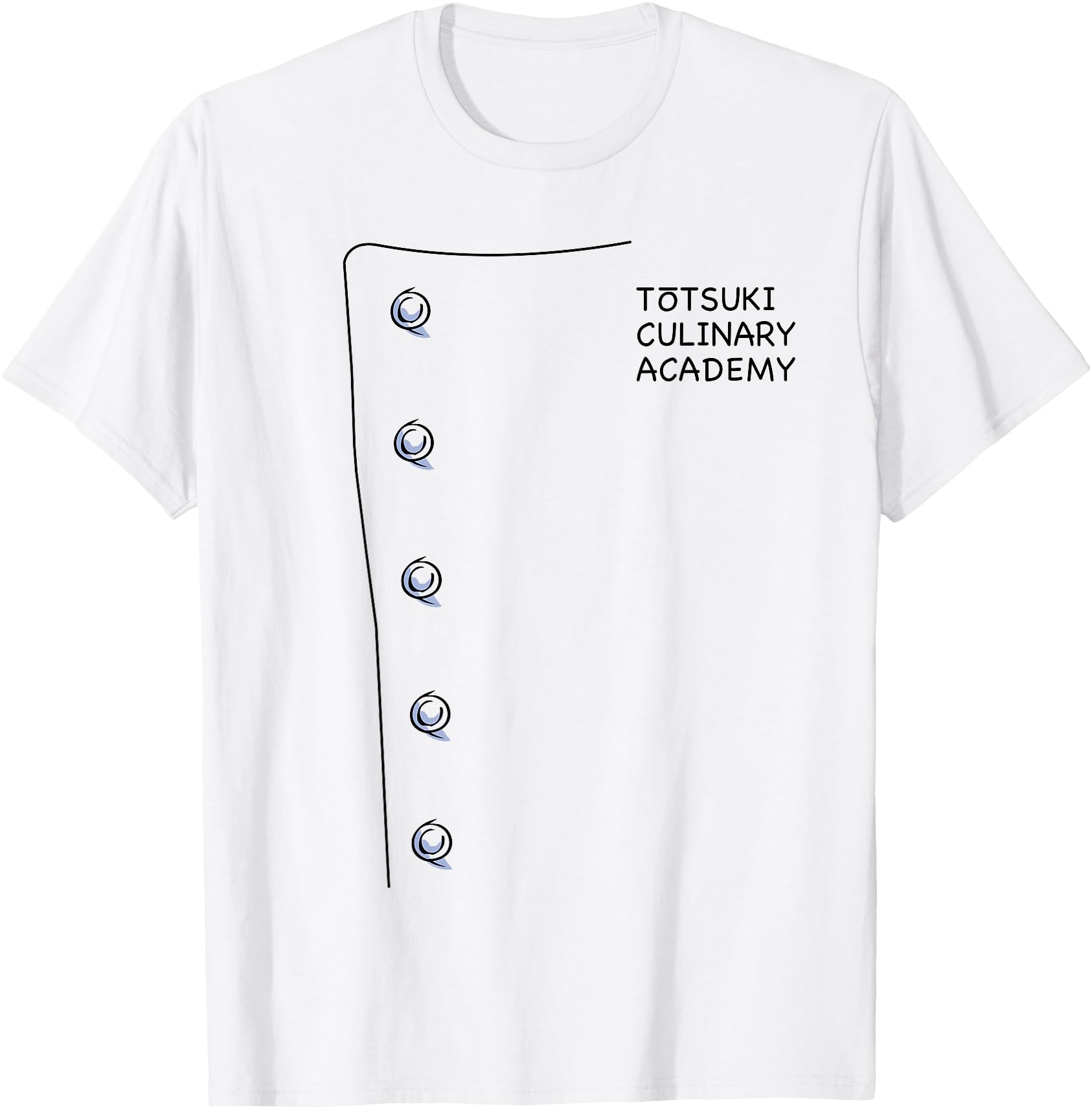 Totsuki Culinary Academy Anime Manga T-Shirt - Graphic Print Unisex - T-Shirt, Sweatshirt, Hoodie