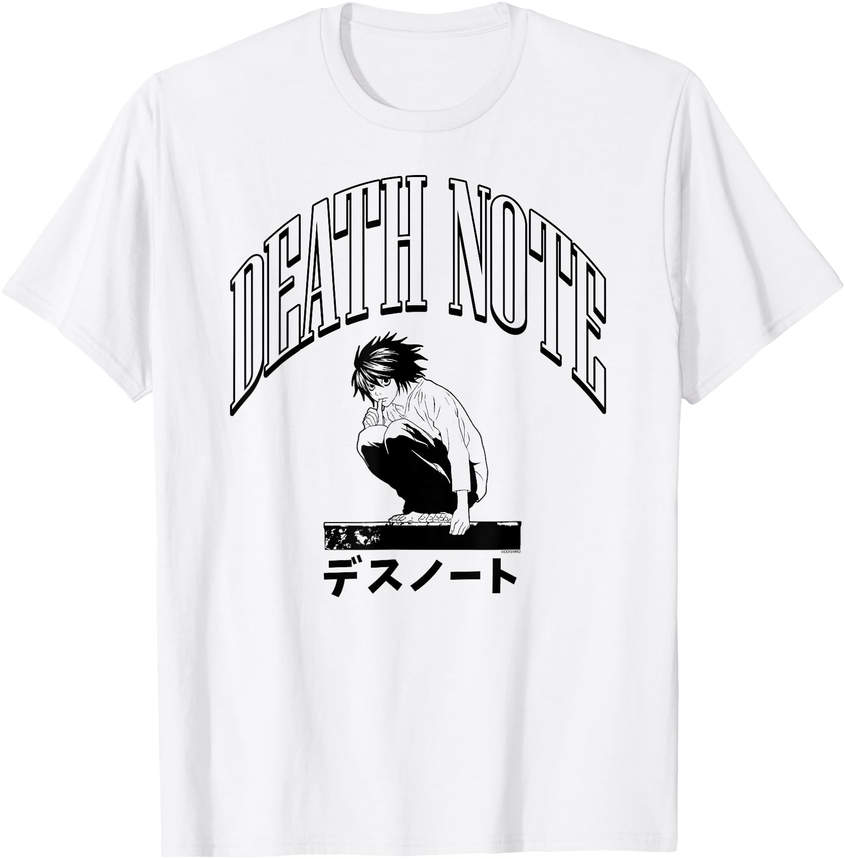 Authentic Death Note Crouching L Sweatshirt - Trendy Graphic Unisex - T-Shirt, Sweatshirt, Hoodie