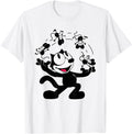 Felix Cat Juggling Mice Cartoon Fun Rare Hoodie - Trendy Graphic Unisex - T-Shirt, Sweatshirt, Hoodie