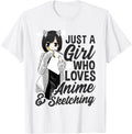 Exclusive Anime Just Who Loves Anime And T-Shirt - Custom Art Print Unisex - T-Shirt, Sweatshirt, Hoodie