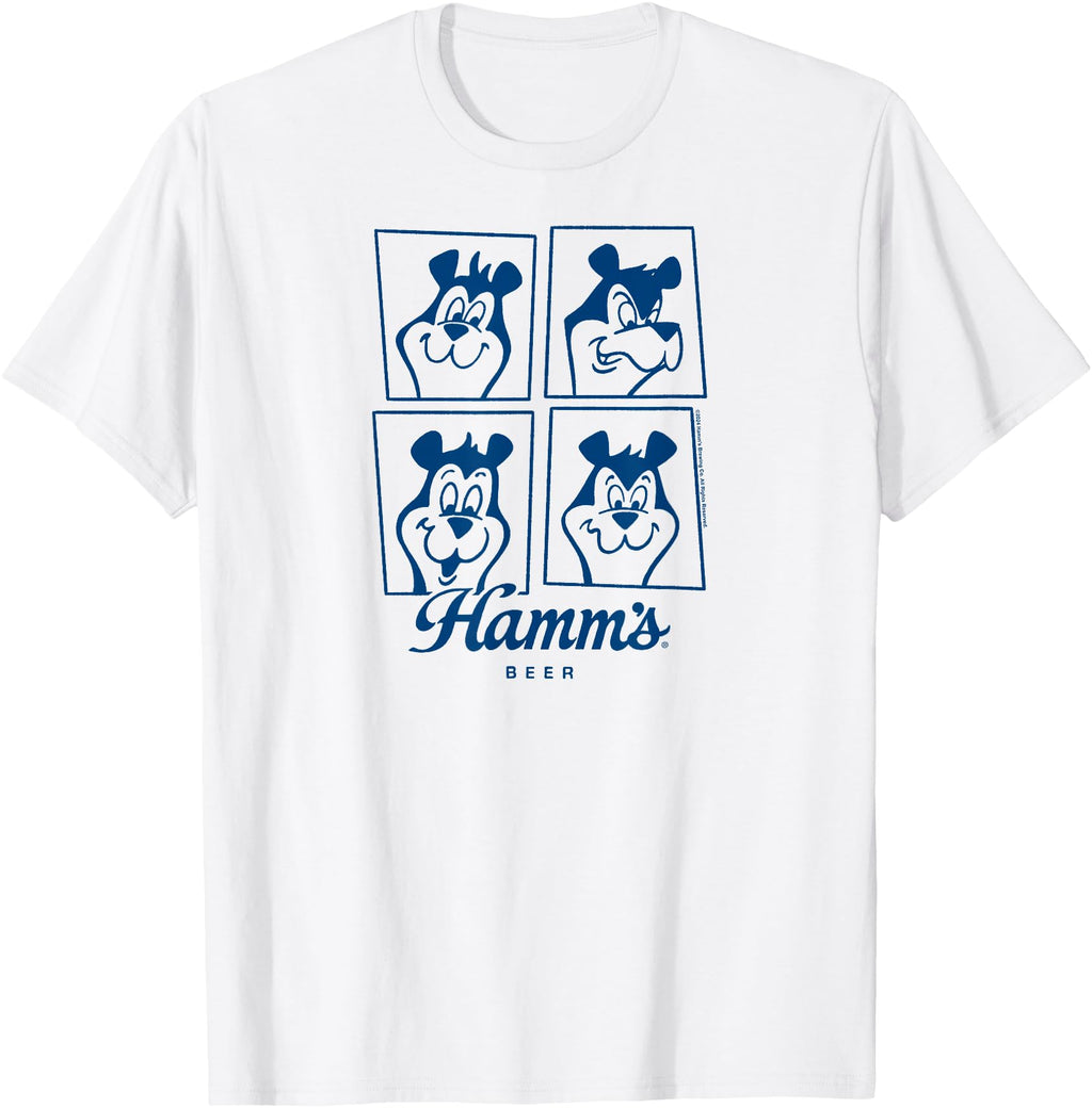 Authentic Hamm S Beer Bear Cartoon T-Shirt - Graphic Print for Adults - T-Shirt, Sweatshirt, Hoodie