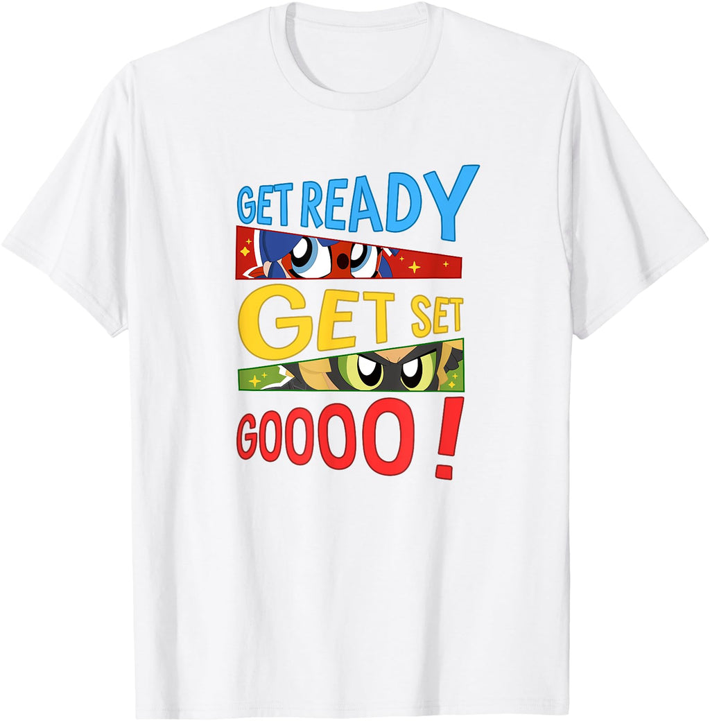 Miraculous Ladybug Chibi Get Ready T-Shirt - Custom Art Print Men Women - T-Shirt, Sweatshirt, Hoodie