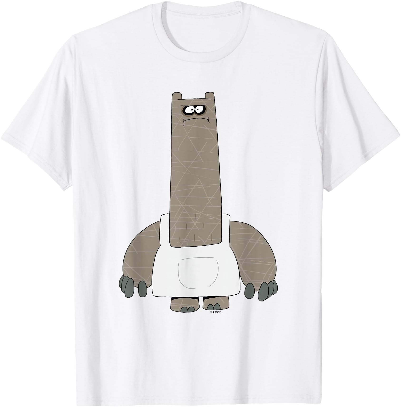 Chowder Shnitzel Angry Pose Full T-Shirt - Casual Everyday Wear for Adults - T-Shirt, Sweatshirt, Hoodie