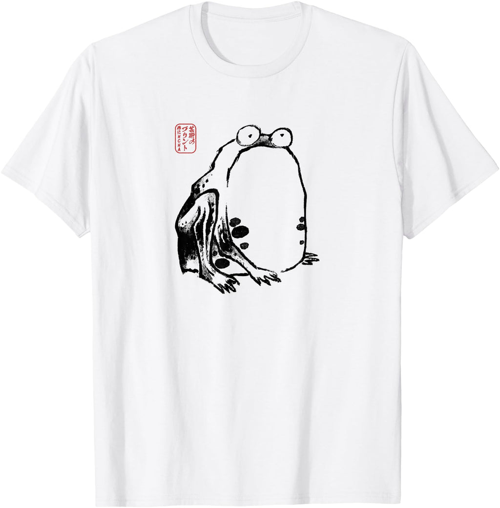 Japanese Grumpy Frog Ukiyo E Anime T-Shirt - Trendy Graphic for Adults - T-Shirt, Sweatshirt, Hoodie