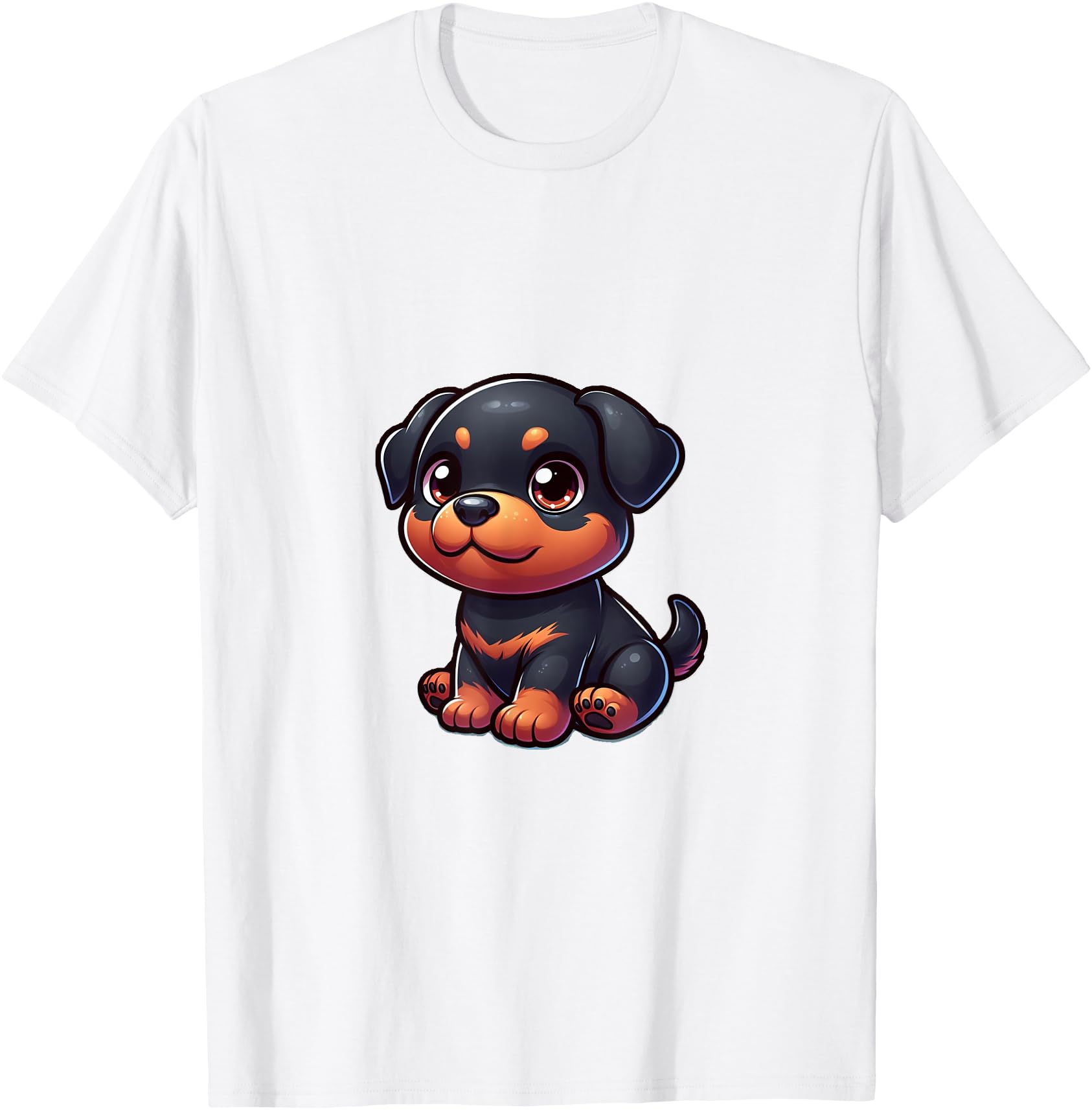 Chibi Dog Rottweiler Artist Sweatshirt - Trendy Graphic Men Women - T-Shirt, Sweatshirt, Hoodie