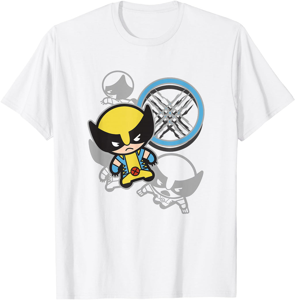 Marvel Kawaii Chibi Wolverine Claws X Hoodie - Custom Art Print for Adults - T-Shirt, Sweatshirt, Hoodie
