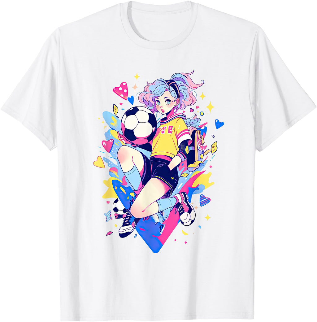 Exclusive Soccer Pastel Japan Anime Sweatshirt - Trendy Graphic Men Women - T-Shirt, Sweatshirt, Hoodie