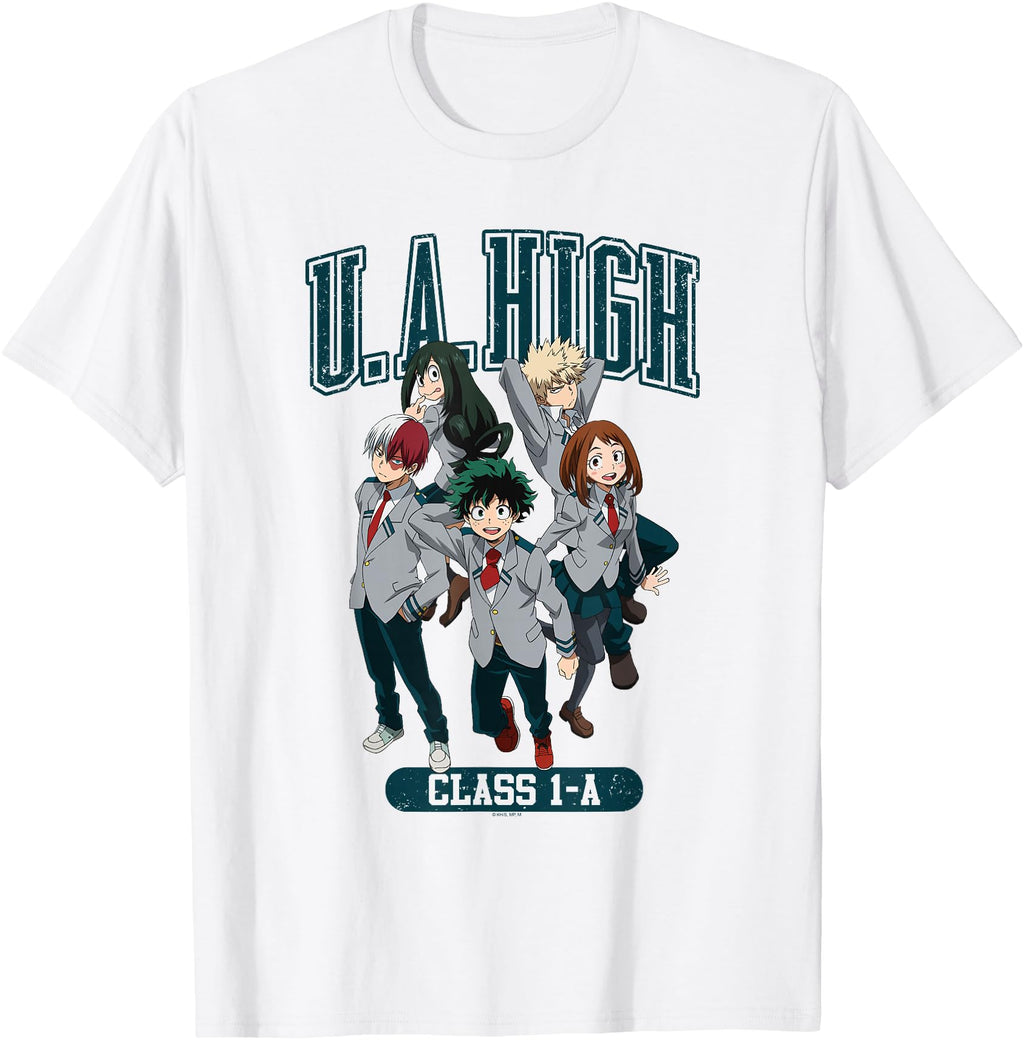 Exclusive My Hero Academia Ua High T-Shirt - Custom Art Print Men Women - T-Shirt, Sweatshirt, Hoodie