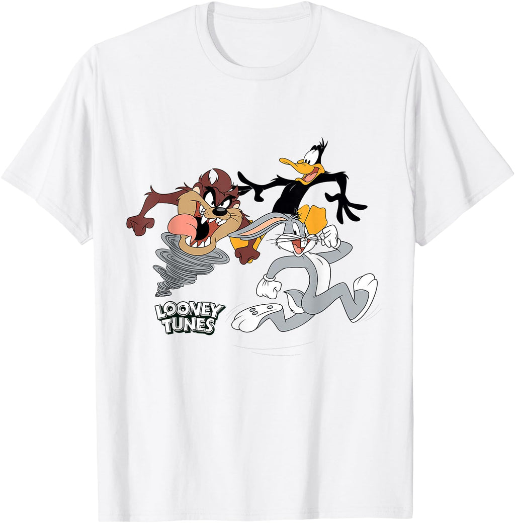 Trio Bugs Daffy Taz T-Shirt - Fun Novelty Design Men Women - T-Shirt, Sweatshirt, Hoodie